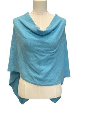 CLAUDIA NICHOLE 100% CASHMERE DRESS TOPPER PONCHO